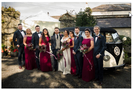 V W C A M P E R W E D D I N G C A R H I R E, L A R N E