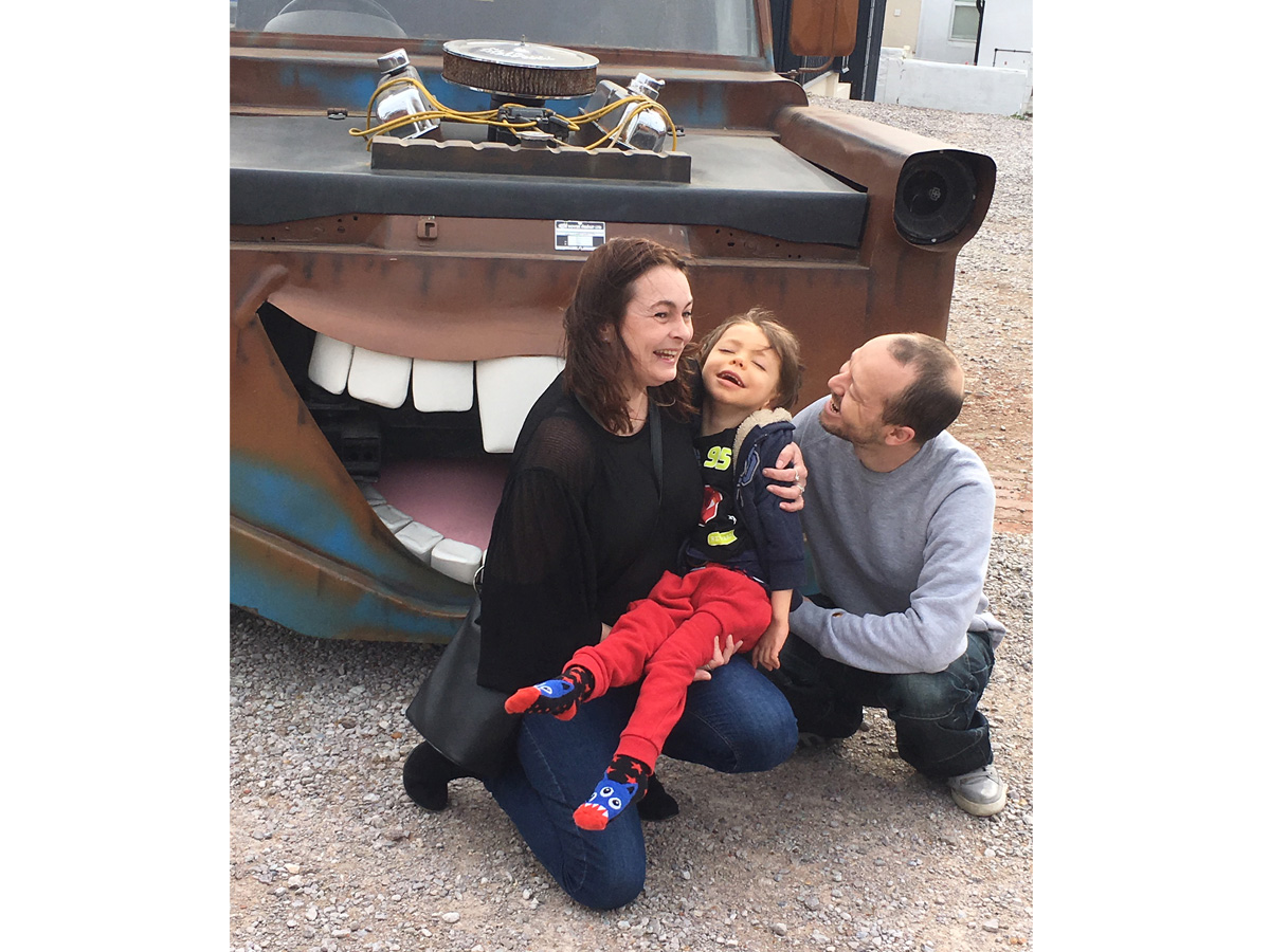 Little- Dougie- Meets- His- Heroes-pixar-cars-hire-uk