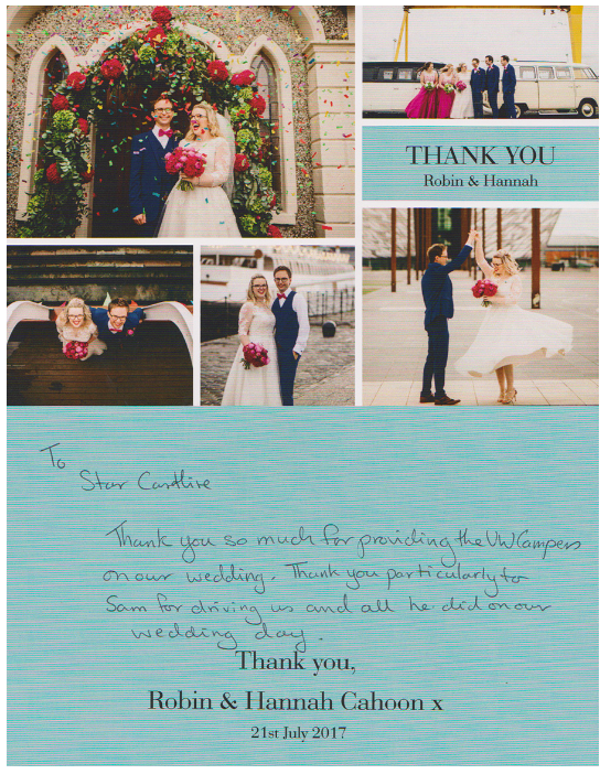 ROBIN AND HANNAH CAHOON - VW CAMPER VAN HIRE REVIEW NI 2018 Image