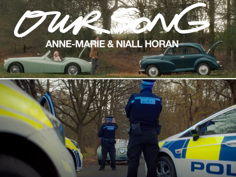 Cars-in- Film- Anne- Marie- Niall- Horan- Music- Video- Production- Our- Song
