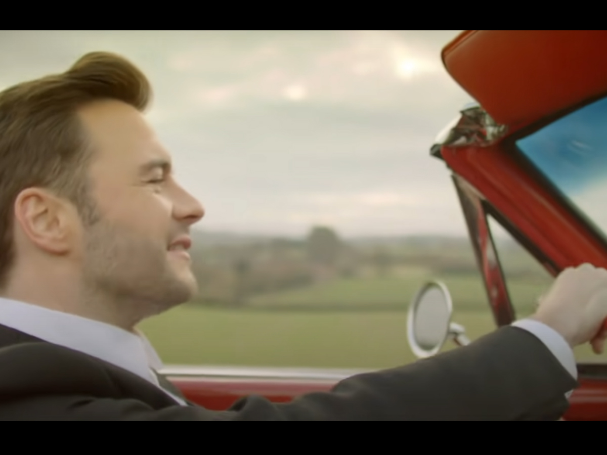 Music- Video-prom- Shane- Filan- Knee- Deep-in-my- Heart-black-1965- Mustang- Convertible-rental-london