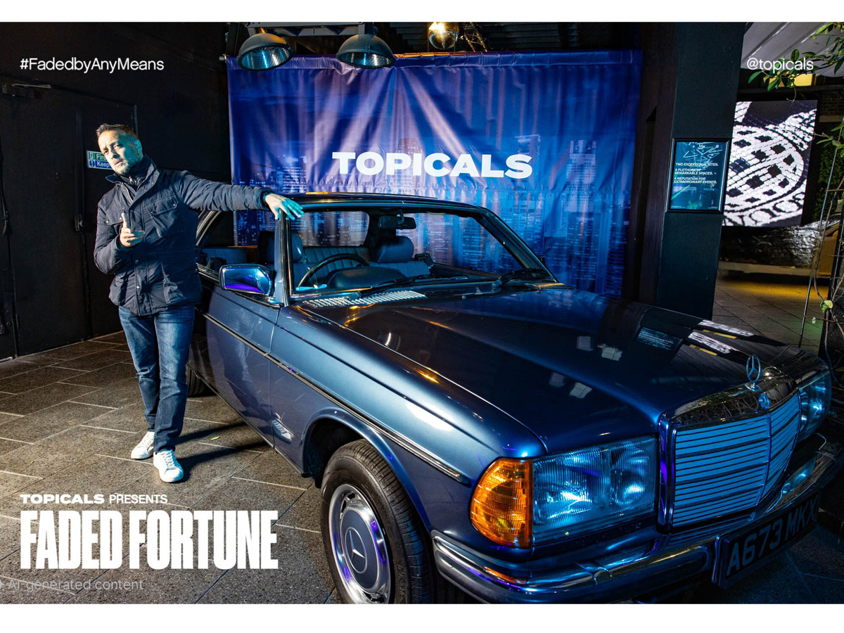 Brand_ Activation_ Topicals_ Mercedes_280_ Classic_ Car_ Hire