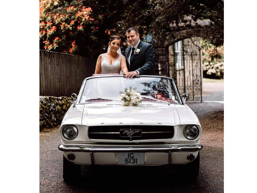 white-convertible-ford-mustang-hire-ni-bride-review-cherry-ohare