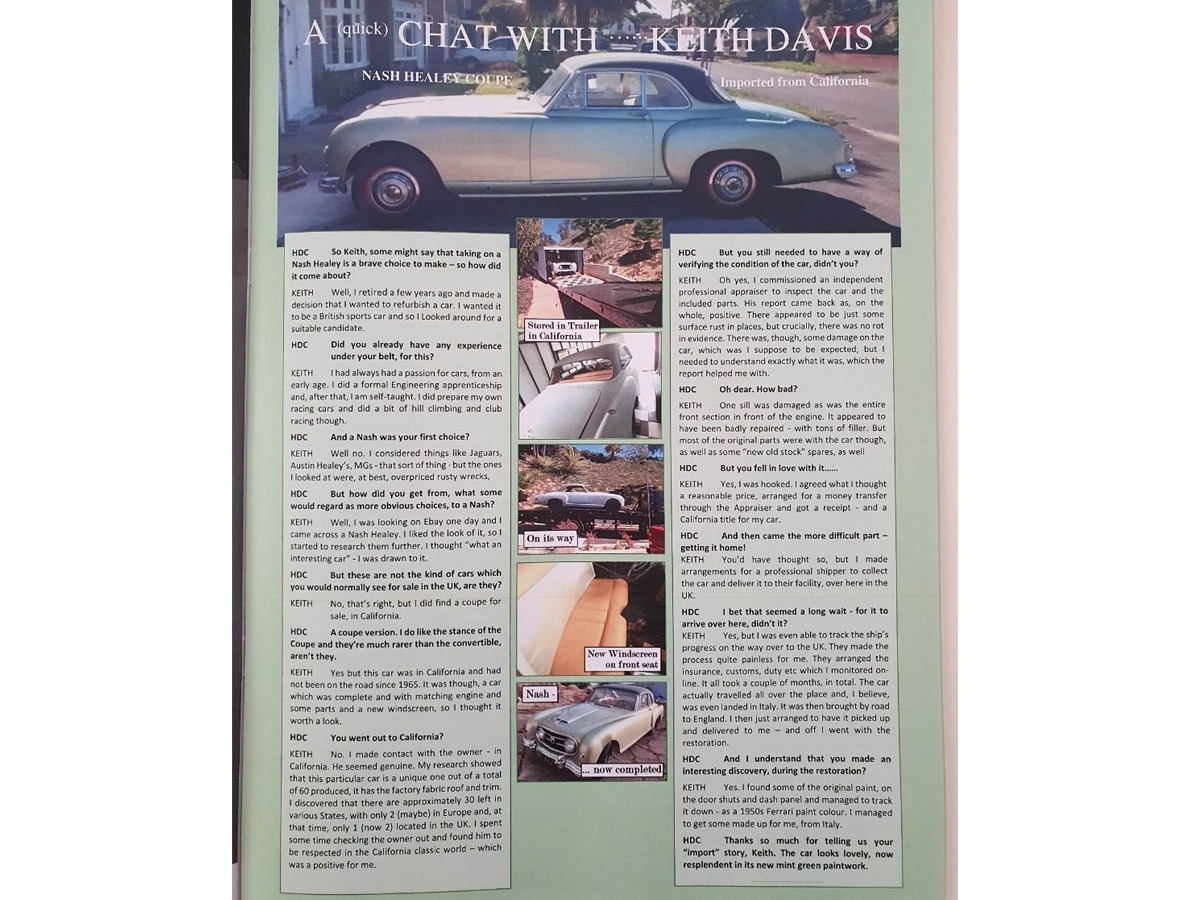 1953 Nash-Healey Le Mans Coupe Image 4